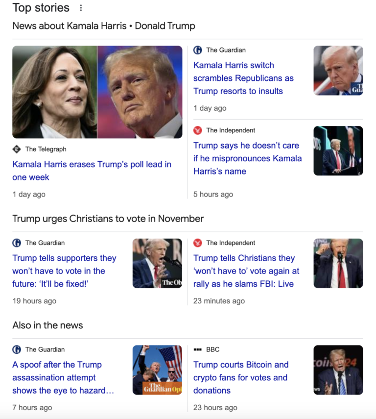 Top Stories Screenshot